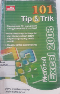 101 Tip dan Trik Microsoft Excel 2003
