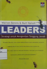Leader: Strategi untuk Mengemban Tanggung Jawab