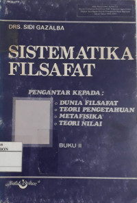 Sistematika Filsafat
