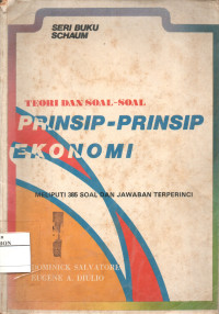 Teori Dan Soal-Soal Prinsip - Prinsip Ekonomi