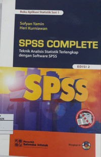 Image of SPSS Complete: Teknik Analisis Statistik Terlengkap Dengan Sofftware SPSS